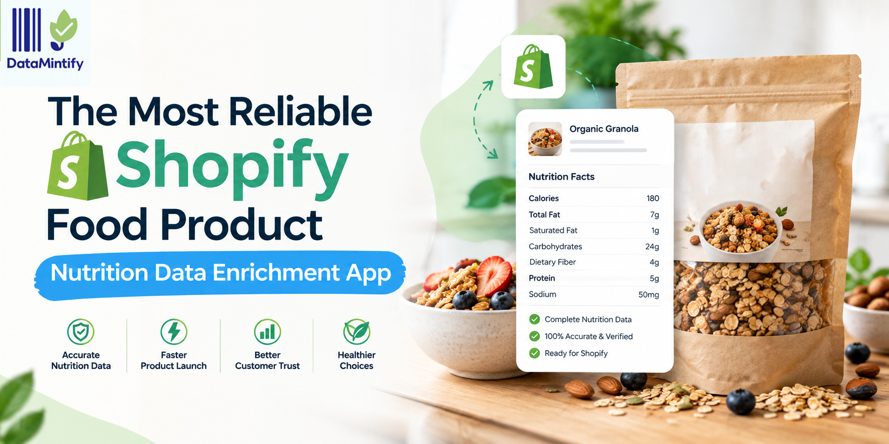 The Most Reliable Shopify Food Product Nutrition Data Enrichment App